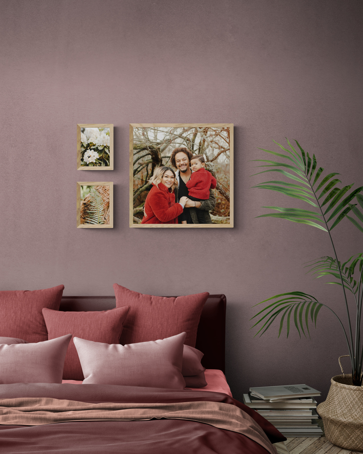 Dogwood gallery wall arrangement